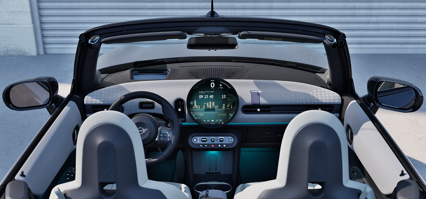 Interieur des MINI Cooper Cabrio.