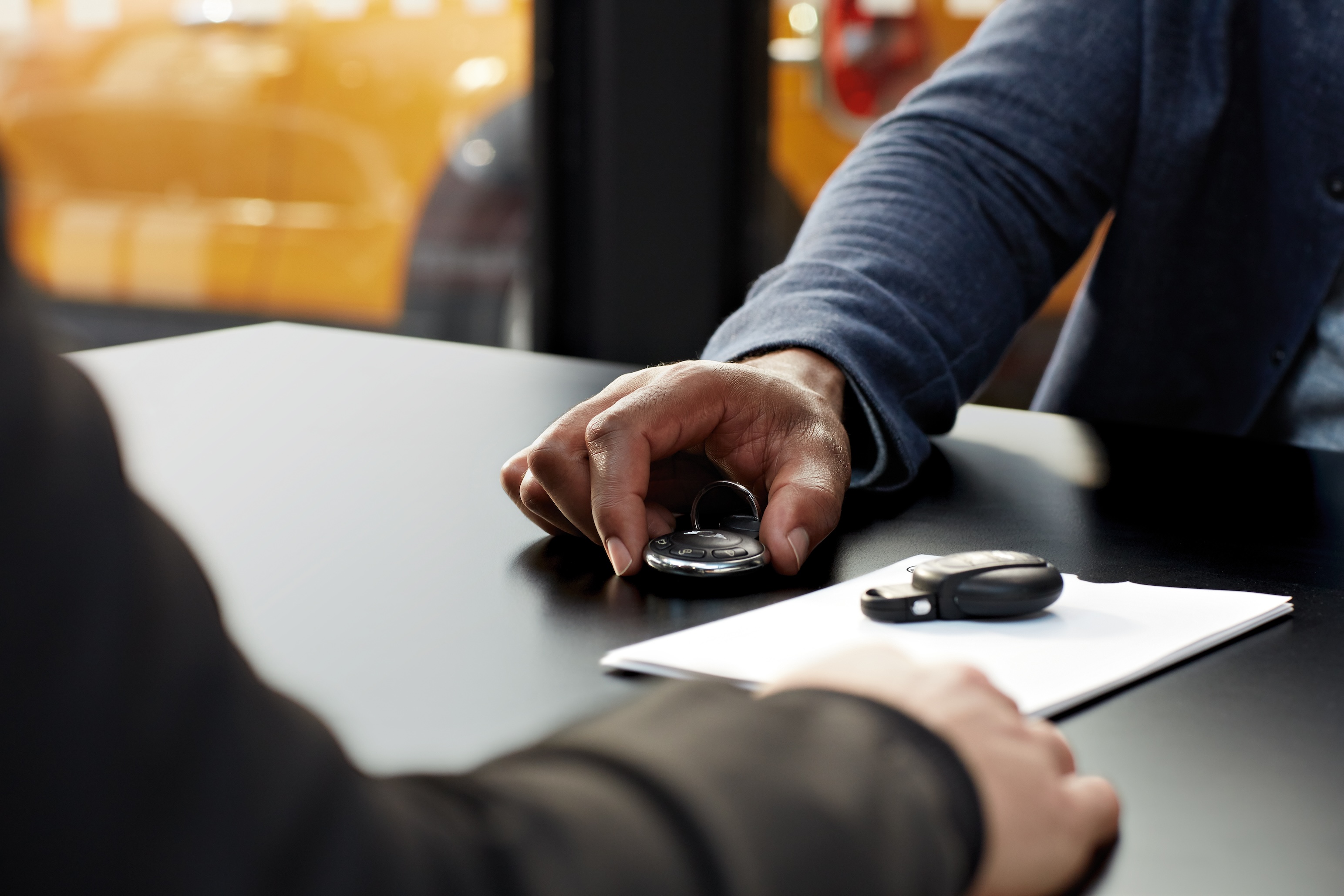 Übergabe eines MINI Schlüssel